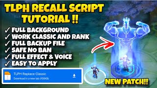 Download TLPH Recall Script in 3 Minutes and BOOST Your MLBB Win Rate [upl. by Abelard977]