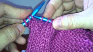 How to Fix a Mistake in Knitting  Left handed [upl. by Ydnys]