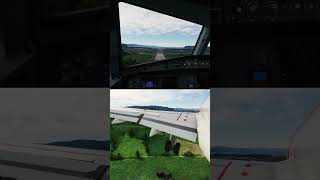 Landing ENVA Trondheim  MSFS2020  2K msfs2020 microsoftflightsimulator trondheim [upl. by Greabe]