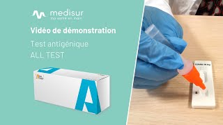 Tuto du test antigénique Covid19 ALLTEST  MEDISUR [upl. by Tove]