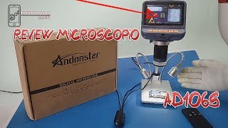 Review Microscopio Andonstar AD106S La mejor Opcion para tu laboratorio [upl. by Narba]