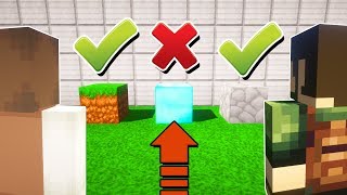 ¡¡ ELIGE EL BLOQUE EQUIVOCADO   Minecraft [upl. by Monsour]