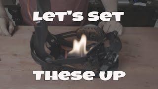 How To Set Up Clew Freedom 10 Snowboard Bindings [upl. by Anigriv]