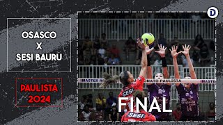 Osasco x SESI Bauru  FINAL Jogo 1  Melhores Momentos  Paulista de Vôlei Feminino 2024 [upl. by Adnilam]