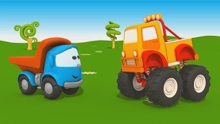 Cartoni Animati per Bambini  Camion Leo Junior e il Monster Truck [upl. by Bandeen251]