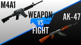 CF Weapon Fight M4A1 vs AK47 [upl. by Adnama]