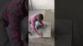 Flooring fitting tiles 400mm×400mm viralshortvideo [upl. by Inalaehak]