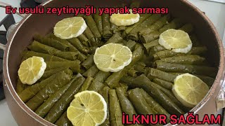 Anne Usulü Zeytinyağlı Yaprak Sarması Nasıl YapılırEv Usulü Zeytinyağlı Yaprak SarmasıSarma Tarifi [upl. by Evanne859]