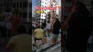 Putok balloon games with my team shortsvideo youtubeshorts shorts team hongkong philippines [upl. by Okimuk]