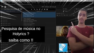 COMO FAZER PESQUISA DE MÚSICA NO HOLYRICS [upl. by Etom]