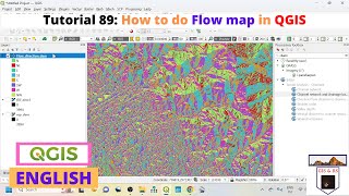 How to do Stream Flow map in QGIS [upl. by Acilef]