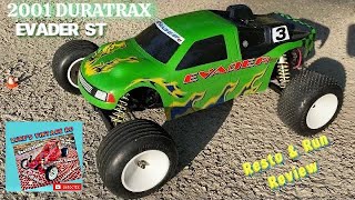 2001 DURATRAX EVADER ST RC TRUCK RESTORUN REVIEW [upl. by Nico]