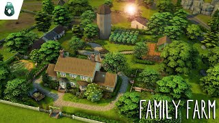 Huge English Farm 🐔🐄  Sims 4 Cottage Living Speed Build [upl. by Kiel686]