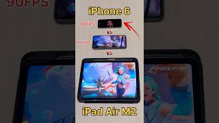 OLD iPhone 😈 vs POCO X6 PRO vs New iPad FREEFIRE TEST freefire pocox6pro shorts iphone [upl. by Aihsik]