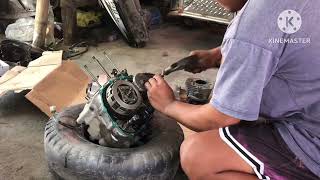 HONDA TMX 125 ALPHA OVERHAULING PART 1 [upl. by Fifi475]