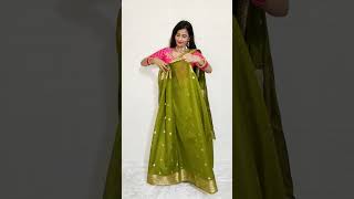 How to get your first lower pleat straight saree rekhamishra sareedraping [upl. by Ayhdnas690]