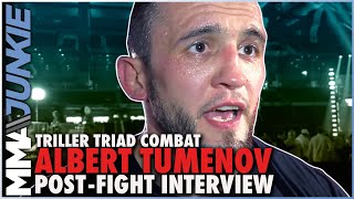 Best boxer in MMA Albert Tumenov pleads Dana White for UFC return after Triller Triad Combat [upl. by Punke]