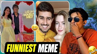 Saurav JOSHI Marriage  Dhruv Rathee vs BJP l MEMES REACTION [upl. by Lev]