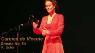 Carmen de Vicente on Castanets Sonata No 84 [upl. by Aryek]