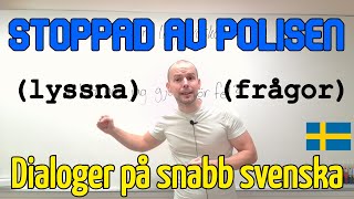 Dialoger på snabb svenska lyssna frågor SFI [upl. by Herwick]