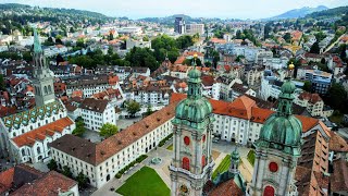 🇨🇭 St GallenSwitzerland Schweiz Suisse  Full HD Relaxing Drone [upl. by Brunhilde824]