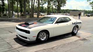 Mopar Shakes Down The New 2015 Dodge Challenger Drag Pak Test Vehicle [upl. by Justina]