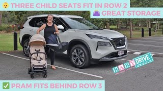 Ultimate Family Review Nissan XTrail 2023 7 Seater – BabyDrive Test amp Storage Solutions [upl. by Marjory651]