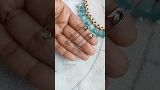 Amezing 😱😳😳MiNi SAFETY PIN Earrings diy earringsearrings makingshortvideo ViralShortsyoutube [upl. by Kenimod]