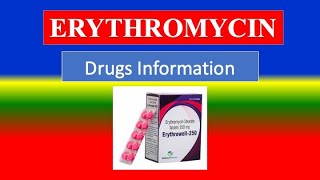 ERYTHROMYCIN  Generic Name Drug class Precautions  How to use Side Effects [upl. by Lussi5]