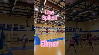 15U Volleyball Girl Delivers an Epic Line Spike 💥 During a Scrimmage at CCVV Training 5Elimar fyp [upl. by Greenlee782]