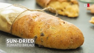 Sun Dried Tomato Bread  Food Channel L Recipes [upl. by Ahsiruam]