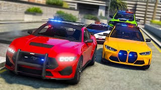 High Speed Cop Is Out In GTA 5 RP [upl. by Enytsirk]