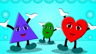 The Shapes Song  Shapes Colors Song  Learn Shapes  Shapes Songs for Kids [upl. by Kinney]