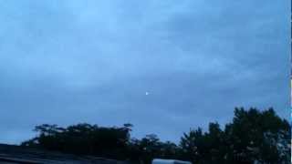 UFO over Tinley Park IL not the 3 red lights Part 1 [upl. by Irdua508]