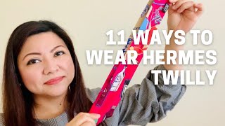 11 Ways To Wear Hermes Twilly  Shop Luxe hermes hermestwilly [upl. by Elisa]