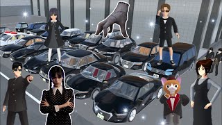 Sakura Hyuna Ternyata Istri Bos Yakuza Ngidam Kumpulin Mobil Warna Hitam  Sakura School Simulator [upl. by Eixirt]