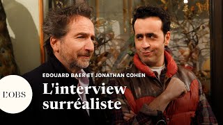 quotDaaaaaalíquot de Quentin Dupieux  Edouard Baer et Jonathan Cohen linterview surréaliste [upl. by Nahgeem]