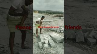 granite stone cutting video [upl. by Carling158]