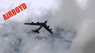 B52 Flyover Farnborough Airshow [upl. by Sema600]