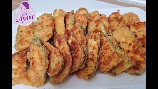 Das ist bestimmt die leckerste Version von Zucchini I frittierte Zucchini mit Parmesan Paniermehl [upl. by Dasha]