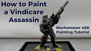 Warhammer 40K Vindicare Assassin Painting Tutorial [upl. by Manthei51]