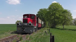 Die Selfkantbahn  Schierwaldenrath  Gillrath unterwegs mit Deutz V11 und T102 [upl. by Luapnoj]