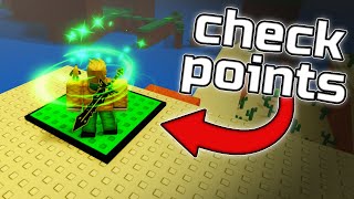 How to make OBBY CHECKPOINTS in Roblox [upl. by Chance]