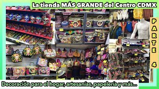 LA TIENDA MÁS GRANDE CENTRO CDMX  DECORACIÓN PARA EL HOGAR Y FIESTA ARTESANIAS PAPELERÍA KAWAII [upl. by Veradis]