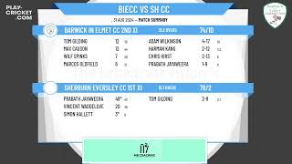 Barwick in Elmet CC 2nd XI v Sherburn Eversley CC 1st XI [upl. by Ronaele26]