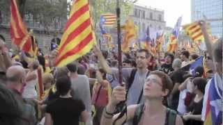 Manifestación de la Diada de Cataluña  Catalonia Independence Day Demonstration [upl. by Ma]