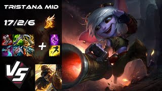 MID Tristana vs Akshan  EU Challenger Patch 1413 [upl. by Natanoy]