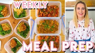 Weekly Meal Prep Recipes 💜 Gluten free low FODMAP IBS friendly  Becky Excell [upl. by Bahr645]