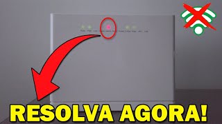 Internet Não Funciona E Roteador Com Luz Vermelha piscando porta Los [upl. by Ellehcsar]