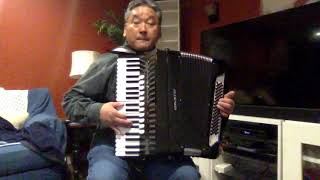 Yesterday on a Giulietti Bassetti Fiverow Chromatic Freebass Accordion [upl. by Giamo]